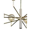 Candelabru modern alama abajururi champagne 10xG9/60W Feme 1977 Jupiter